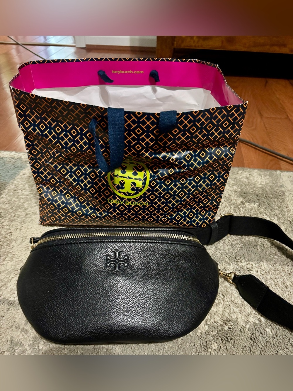Tory Burch Thea Belt Bag Black